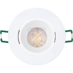 SylvaniaLED Einbaustrahler IP65 6W CCT, weiß 230V, Abstr.< 50°, schwenkbar, dimmbar, 0005184Artikel-Nr: 649855