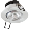 EVNLED recessed spotlight IP65, Ra>90, 6W 4000K, aluminum pole. 230V, beam angle 38°, swiveling, dimmable, PC650N61440Article-No: 650100