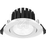 EVNLED recessed spotlight IP65, 13W 3000K, white 230V, beam angle 36°, swiveling, dimmable, P65130102Article-No: 650310