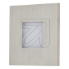 EVNLED recessed wall light IP44, 1.8W 4000K, stainless steel 230V, 65lm, square, LQ41840Article-No: 650360