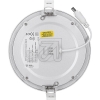 EGBLED built-in panel CCT 7.2W, round Ø145mm, silver (delivery without power supply unit - optionally selectable)