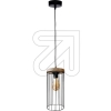 SPOT lightPendant light Timeo max black/oiled oak 1 bulb. 19619104Article-No: 660100