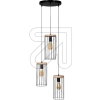 SPOT lightPendant light Timeo max black/oiled oak 3 bulbs 19619304RArticle-No: 660105