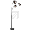 TRIOFloor lamp Lumina black 3-bulb 417000332Article-No: 660740