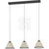 EGLO LeuchtenTextile pendant lamp white with bamboo leaves 43943 3-bulbArticle-No: 660960