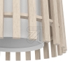 EGLO LeuchtenPendelleuchte Holz/Textil weiss 900902Artikel-Nr: 661005