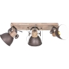 steinhauerSpotlight Gearwood anthracite 3-bulb. 2133AArticle-No: 663200