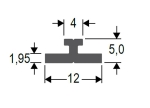 EVNAluminum carrier/connector profile L1000mm APFTP 100Article-No: 686650