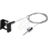 Licht 2000Cable suspension for 3-phase track, black 60164SPROF
