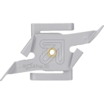Global TracT-profile ceiling clip for 3-phase track, gray SKB 11T-1-Price for 2 pcs.