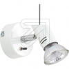 KPMHV metal spotlight 1-flame white 15290/1-10 with switchArticle-No: 677005