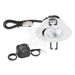 EVNLED recessed spotlight Ra>95, Dim-2-warm, 6W, white 230V, beam angle 38°, swiveling, PC20N601D2WArticle-No: 679160