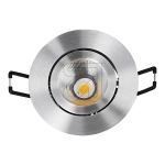 EVNLED recessed spotlight Ra>95, Dim-2-warm, 6W, aluminum pole. 230V, beam angle 38°, swiveling, PC20N614D2WArticle-No: 679175