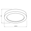 SIGORFLED decorative ring nickel 170mm 5796301Article-No: 683450