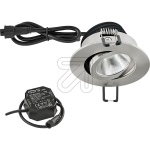 EVNLED recessed light IP65 stainless steel look 4000K 8.4W PC650N91340Article-No: 686235