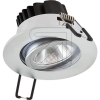 EVNLED recessed spotlight IP65, Ra>90, 8.4W 3000K, chr-mt 230V, beam angle 38°, swiveling, dimmable, PC650N91502Article-No: 686255