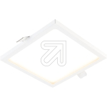 EVNLED semi-recessed panel white 3000K 12W square PHQ14300102Article-No: 687560
