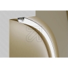 EGBaluminum mounting profile set W20xH5.5/13mm, L2000mm for stripes max. W12mm, 2x click cover opal