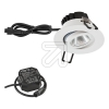 EVNLED recessed spotlight IP65 matt white 3000K 6W PCE650N60102Article-No: 689975