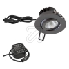 EVNLED recessed spotlight IP65 anthracite 3000K 6W PCE650N61602Article-No: 689985
