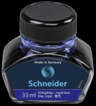 SchneiderInkwell 33 ml royal blue with liquid ink for fountain pen ink glass 6913-Price for 0.0330 literArticle-No: 4004675140647