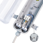 EGBWet room tub. IP65 with LED tubes 18W L1275mm (2x18W/1800lm-4000K)Article-No: 694255