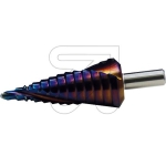 EXACTHSS-TitanPro step drill 6-30mm, 12 steps with spiral flute/09013Article-No: 750175