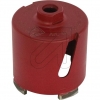 eltricDiamond socket countersink 82mm red with side slots, M16 connectionArticle-No: 750440