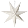 HellumLED paper Christmas star 30 LEDs 60x60cm white 521801