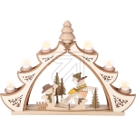 Drechslerei KuhnertTealight arch with snowman motif 27705Article-No: 822130