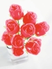 EUROPALMSCrystal rose, burgundy, artificial flower, 81cm 12x