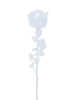 EUROPALMSCrystal rose, clear, artificial flower, 81cm 12x