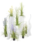 EUROPALMSDesign vase WAVE-100, whiteArticle-No: 83011906