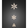 KonstsmideLED-Schneeflockenlichterkette innen/außen Abstand der Schneeflocken 11cm Stranglänge 70cm 15 LEDs warmweiß 6132-103Artikel-Nr: 830315