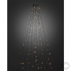 KonstsmideLED tree light jacket, 240 LEDs, amber, strand length 2.4m, ring Ø 11cm 6320-810
