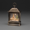 KonstsmideLED snow lantern Church with Christmas market 1 LED 17x8x25cm antique 4350-000Article-No: 830875