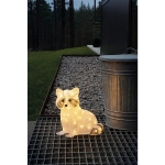 KonstsmideLED acrylic raccoon 48 LEDs warm white 29x27cm 6282-103Article-No: 831465