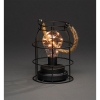 KonstsmideLED metal lantern round battery operated 1815-780blackArticle-No: 831540