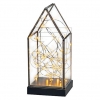 KonstsmideLED glass lantern with top battery operated 1817-870