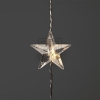 KonstsmideLED star curtain strand length 120cm, illuminated length 1.4m, total length 6.4m 120 LEDs warm white 3703-103Article-No: 831680