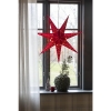 KonstsmidePaper Christmas star for LED bulb lamp 1 flame 78x78cm red 5951-550Article-No: 831750