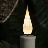 KonstsmideKabellose LED-Kerzen mit Kerzenschaft elfenbein 12 LEDs warmweiß 1911-210Artikel-Nr: 831795