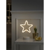 KonstsmideLED silhouette star 78 LEDs warm white 18.8x28.5cm battery operated 3068-100Article-No: 831830