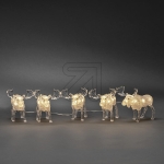 KonstsmideLED acrylic moose set of 5 40 ww LED 6241-103Article-No: 831995