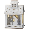 KonstsmideLED wooden silhouette house and market 3278-210Article-No: 832130