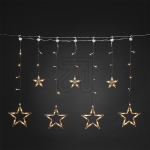 KonstsmideLED solar star light curtain 77 amber. LED outside 4036-803SPArticle-No: 832225
