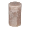 EGBPillar candle 100x60mm taupe set of 4 Ø 6x10cm burning time approx 38 hours taupe-Price for 4 pcs.Article-No: 834525