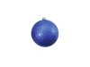 EUROPALMSDeco Ball 10cm, blue, glitter 4x