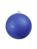 EUROPALMSDeco Ball 20cm, blue, glitter
