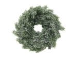 EUROPALMSFir wreath, snowy, PE, 45cm